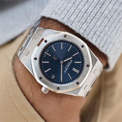 audemars piguet royal oak ultra thin jumbo 15202st|audemars piguet extra thin.